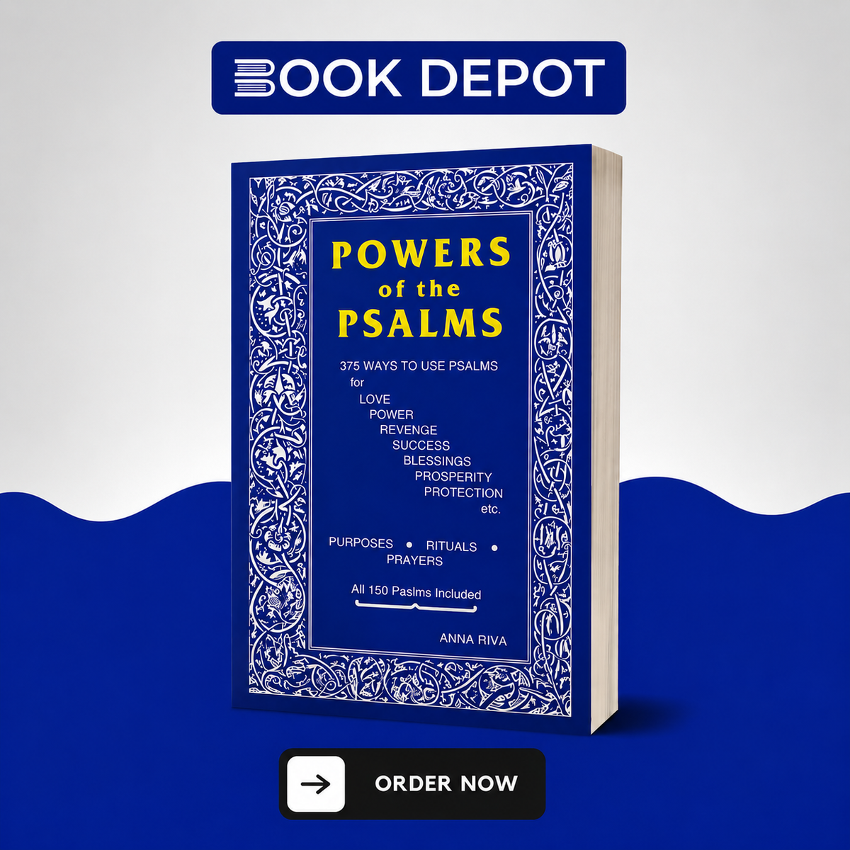 BOOK POWERS OF THE PSALMS BY ANNA RIVA - 150 PSALMS INCLUDED (PAPERBACK)